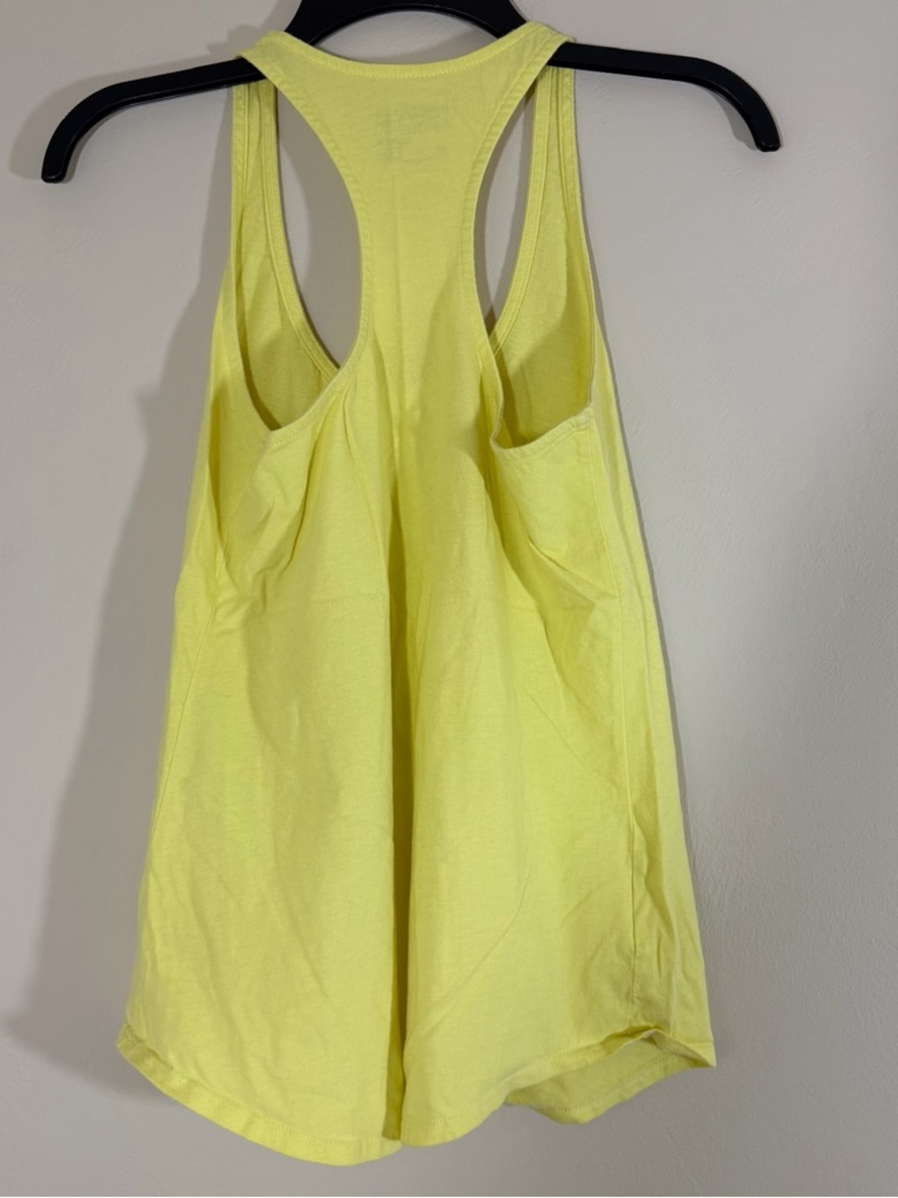 Patagonia Womens Yellow Racerback Graphic Tank Top Organic Cotton Logo Size XS - Picture 4 of 7
